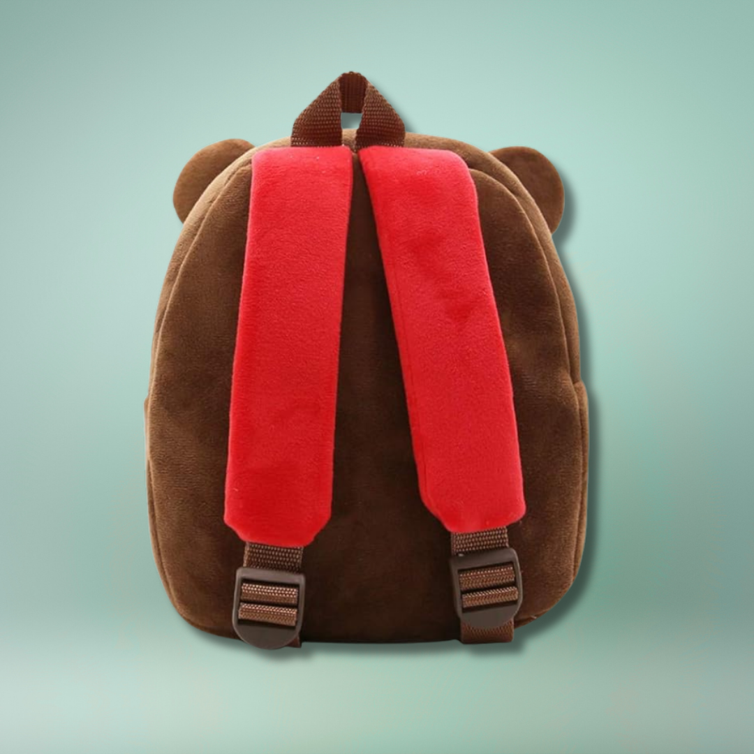 Bear Toddler Backpack – Soft Plush with Custom Name Option
